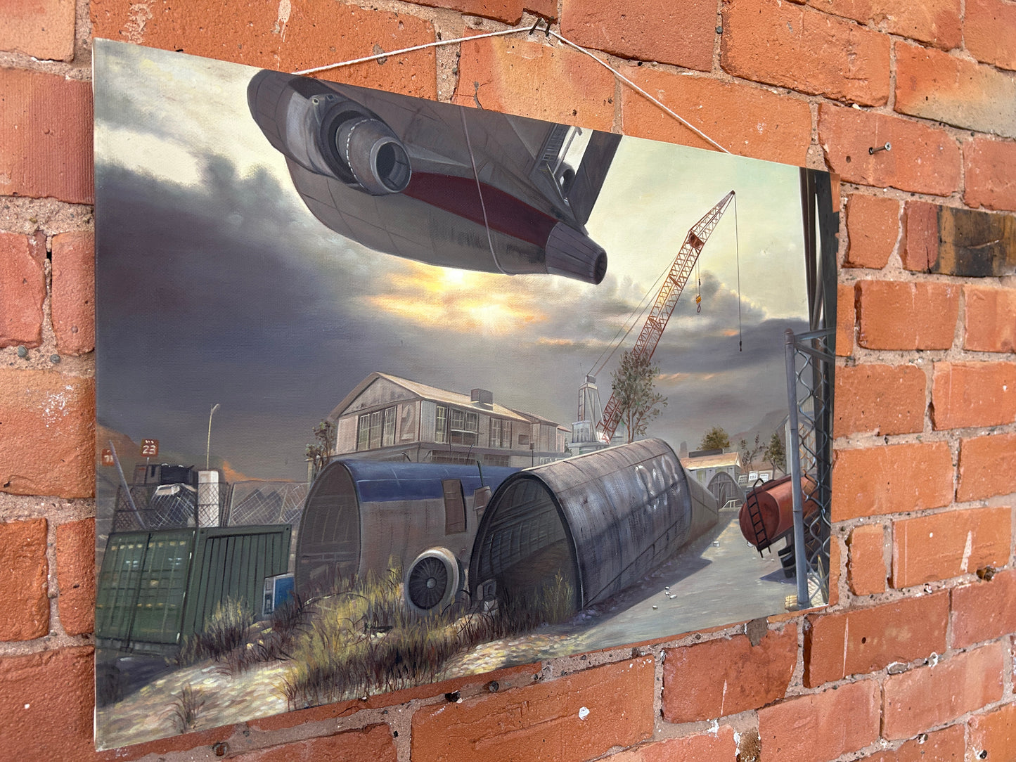 Oil Painting - Scrapyard - Call of Duty Modern Warfare 2