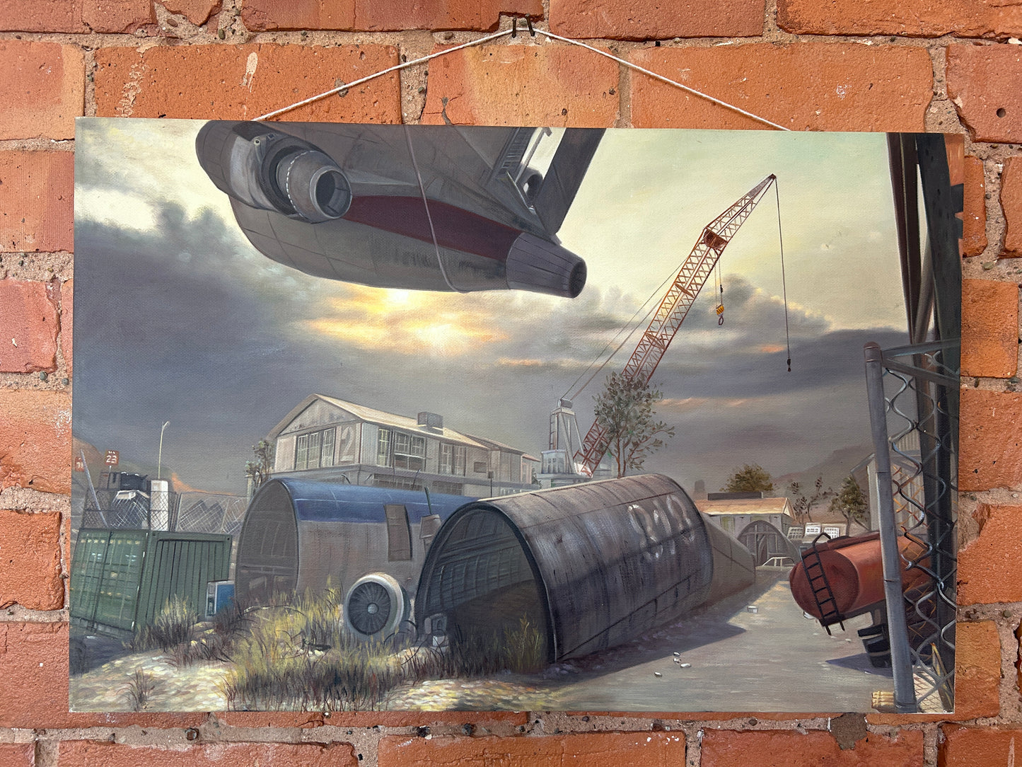 Oil Painting - Scrapyard - Call of Duty Modern Warfare 2