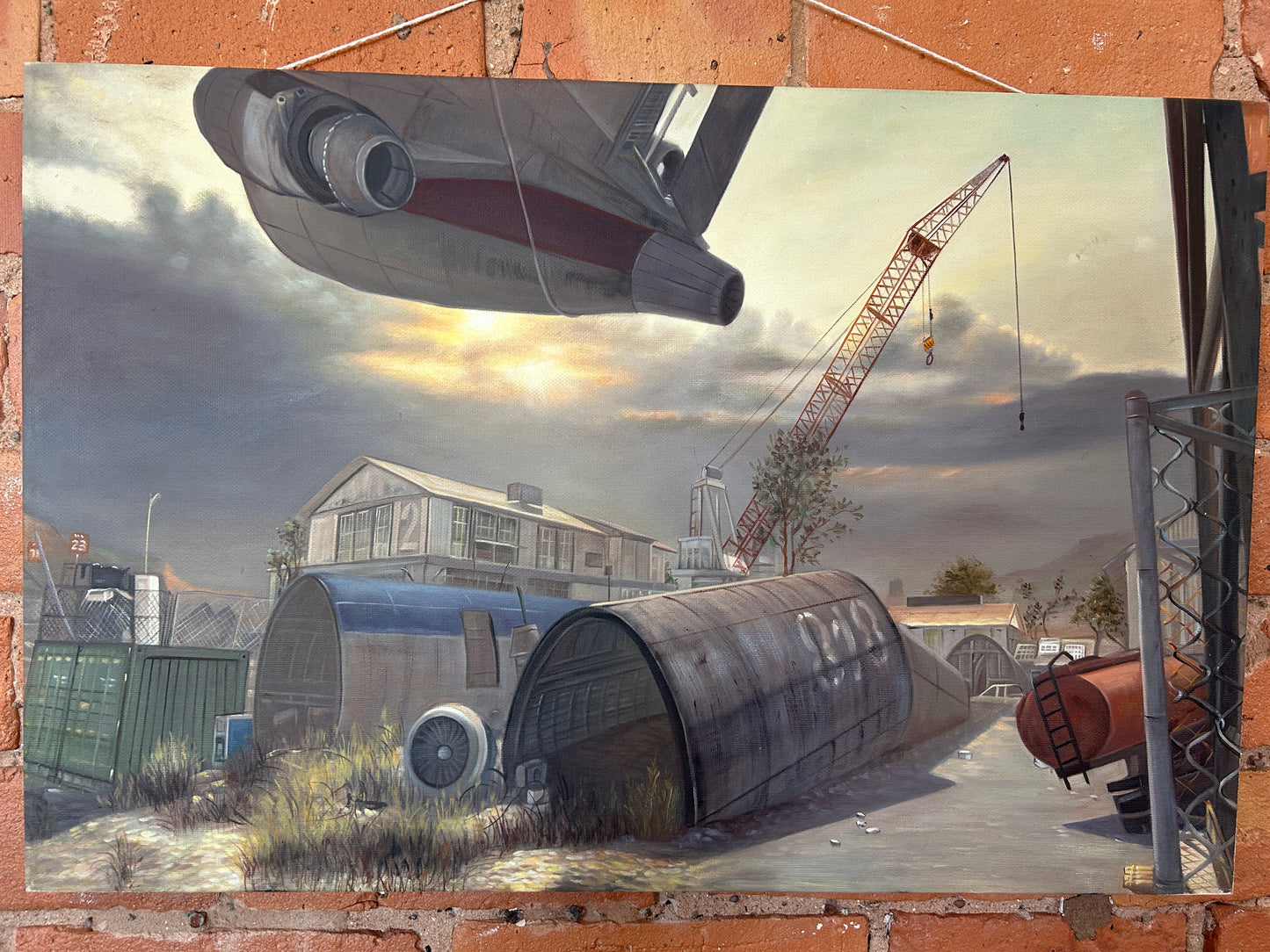 Oil Painting - Scrapyard - Call of Duty Modern Warfare 2