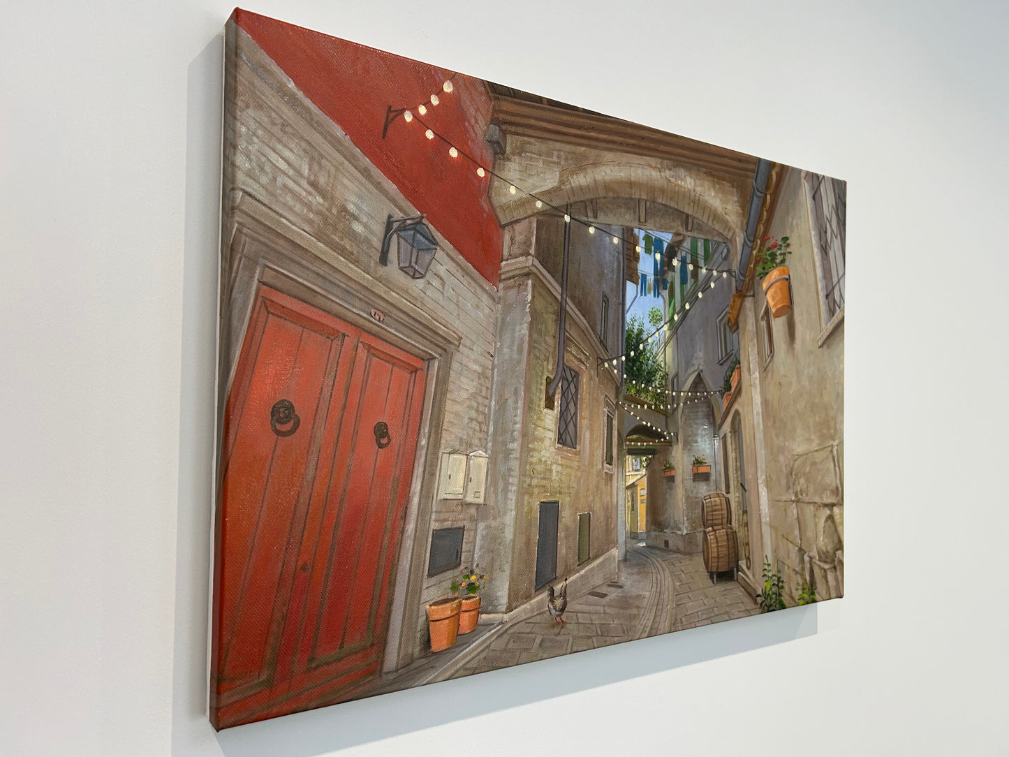 Oil Painting - Inferno from Counter-Strike 2, Banana - Original Painting