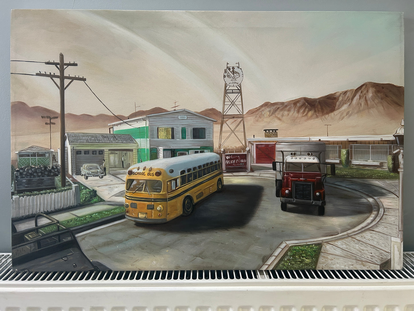 Oil Painting - Nuketown from Call of Duty: Black Ops - Original Painting