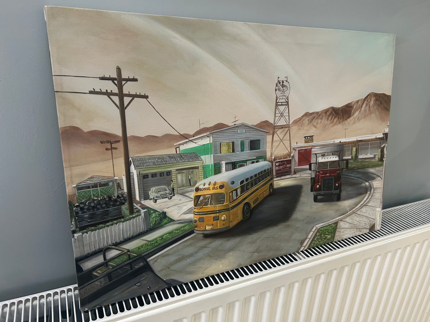 Oil Painting - Nuketown from Call of Duty: Black Ops - Original Painting